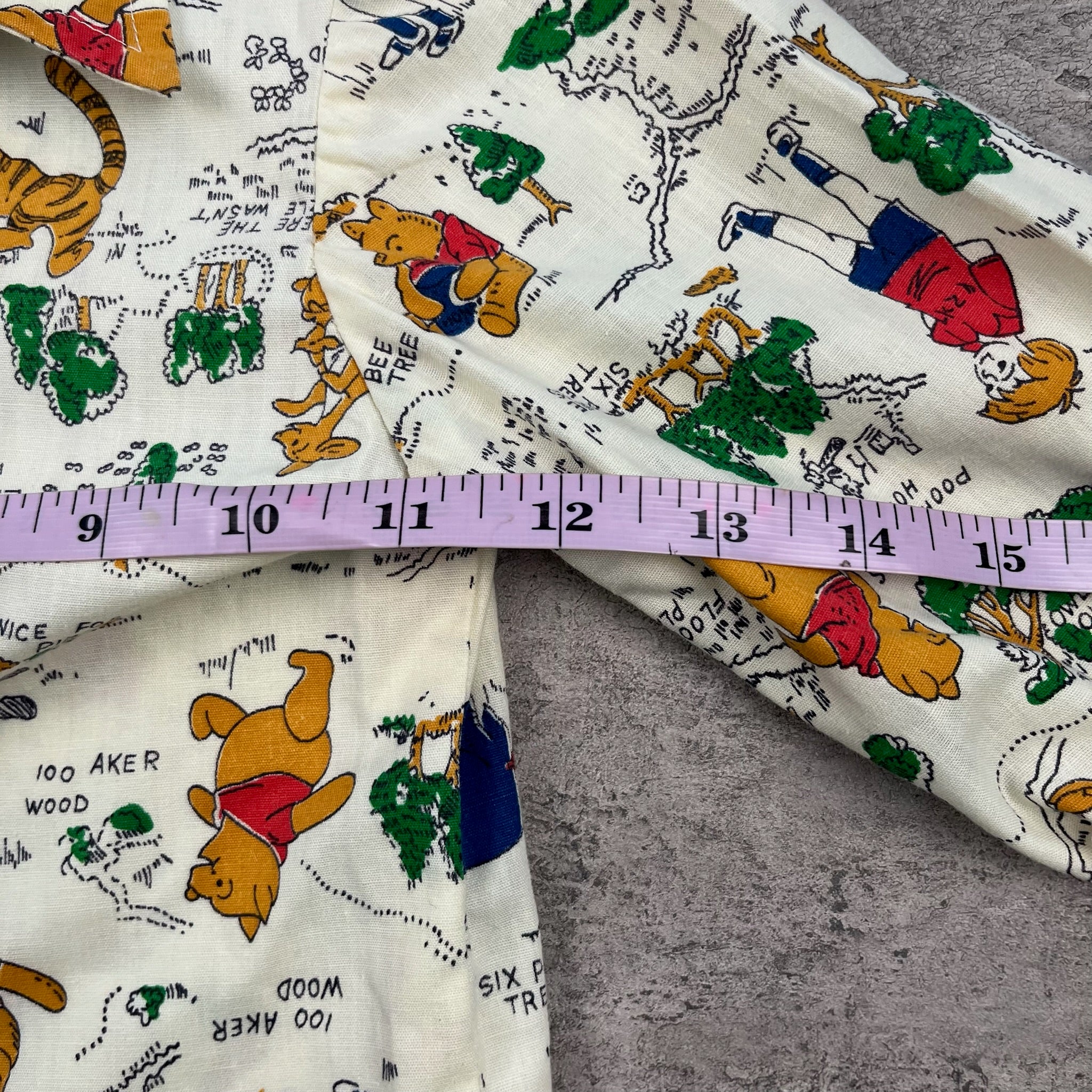 Vintage 70's Pooh Button Up 2T