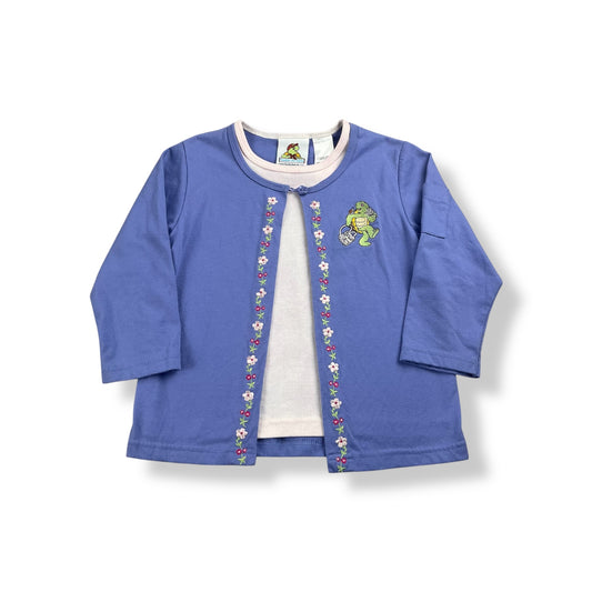 Vintage Franklin Longsleeve Cardigan 3/4T