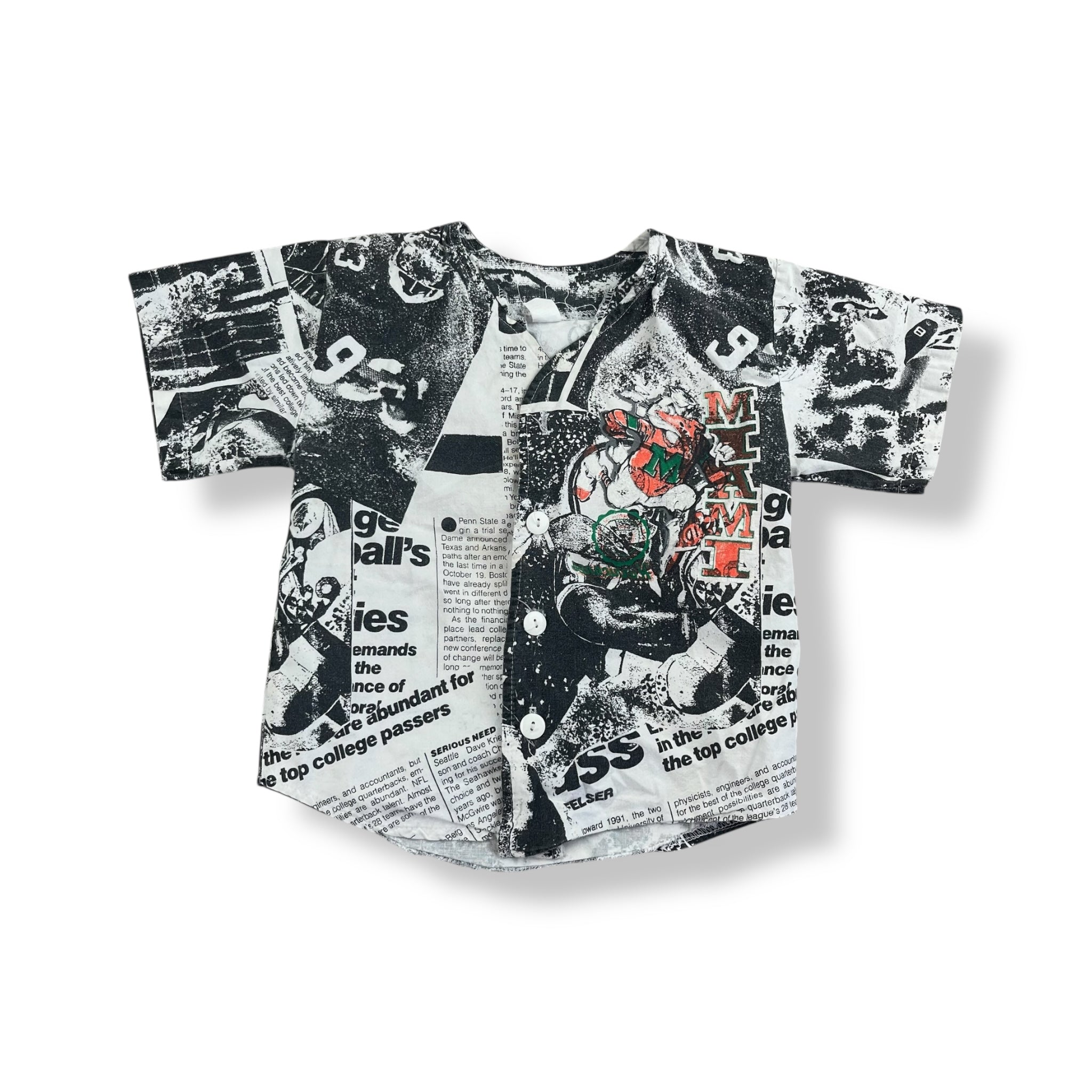 Vintage Miami Hurricanes 2/3T