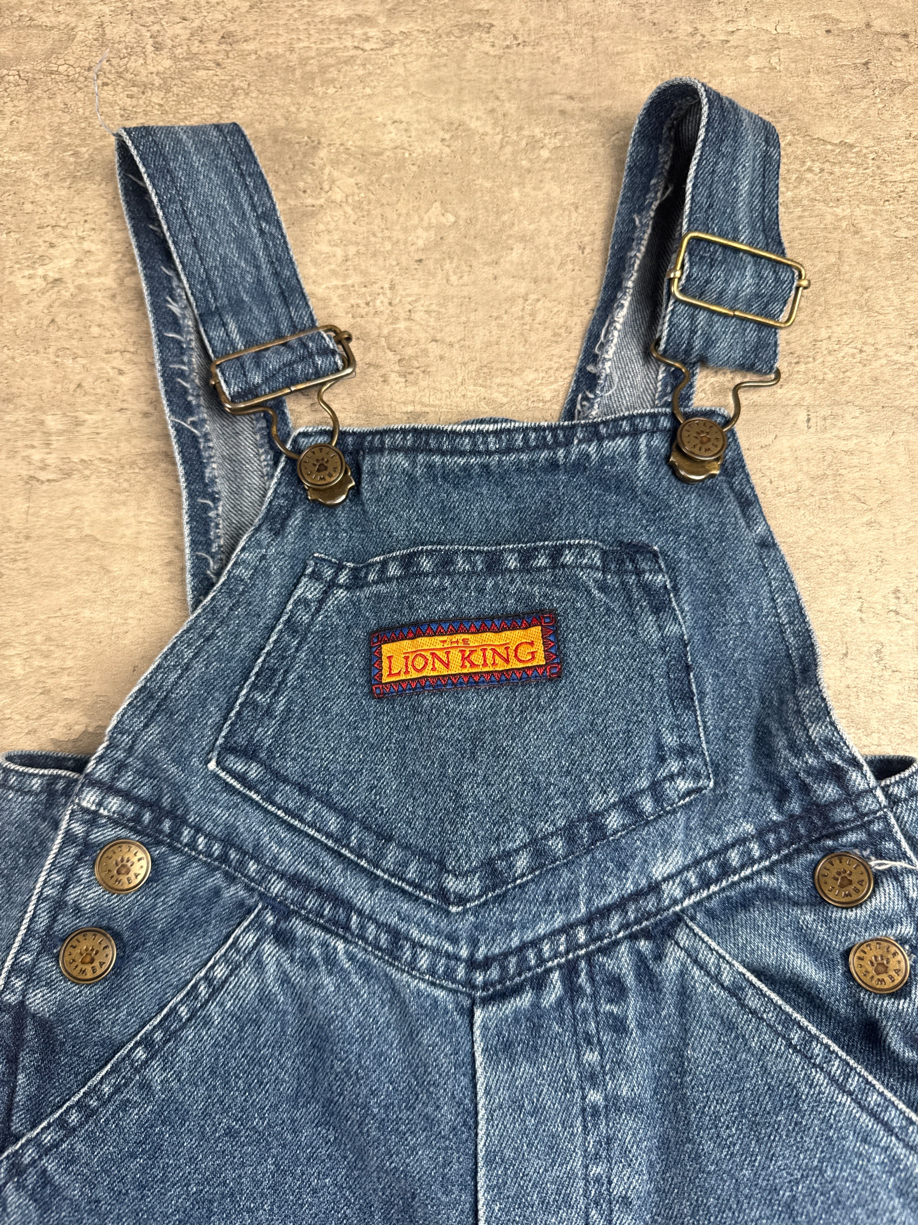 Vintage Simba Lion King Overalls 3T