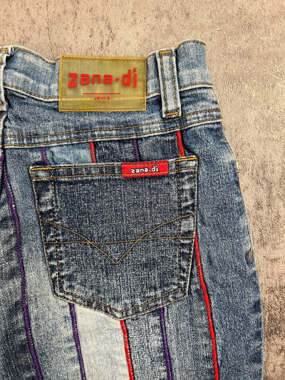 Y2K Pinstriped Zana Di Jeans