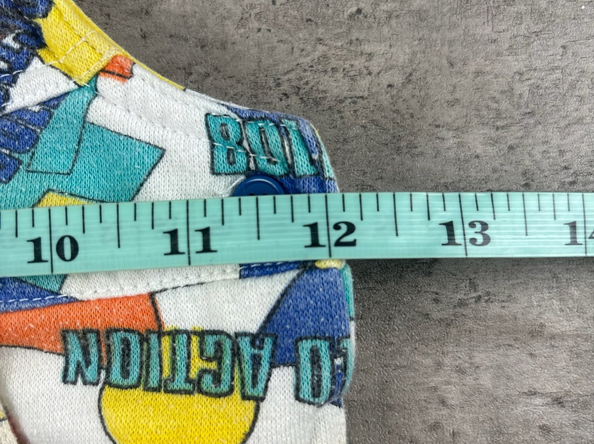 Vintage Geometric Overalls 2T