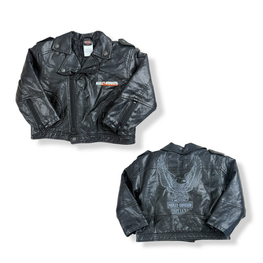 Vintage Harley Davidson Moto Jacket 2T