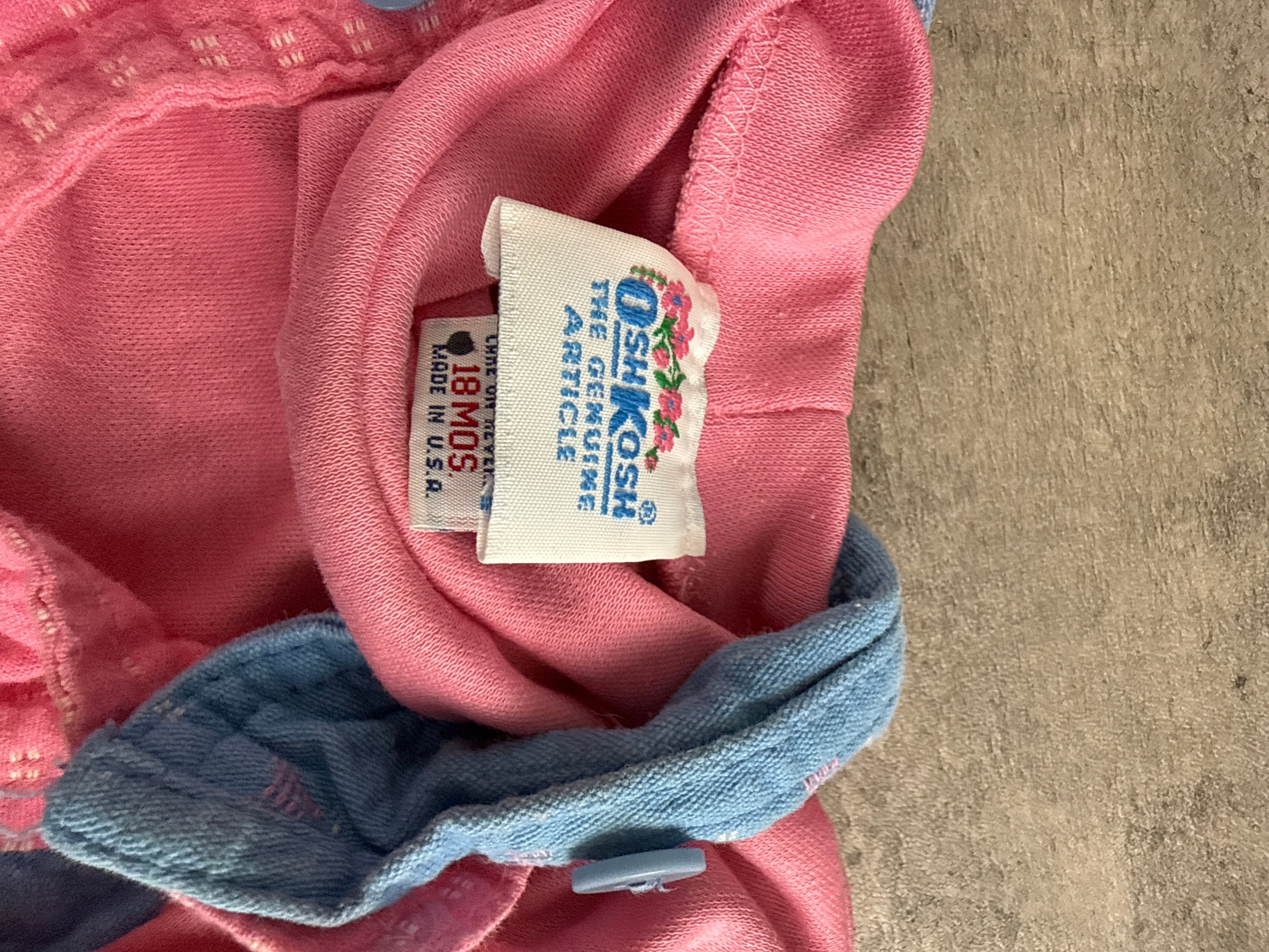 Vintage OshKosh Set 6/9 Months