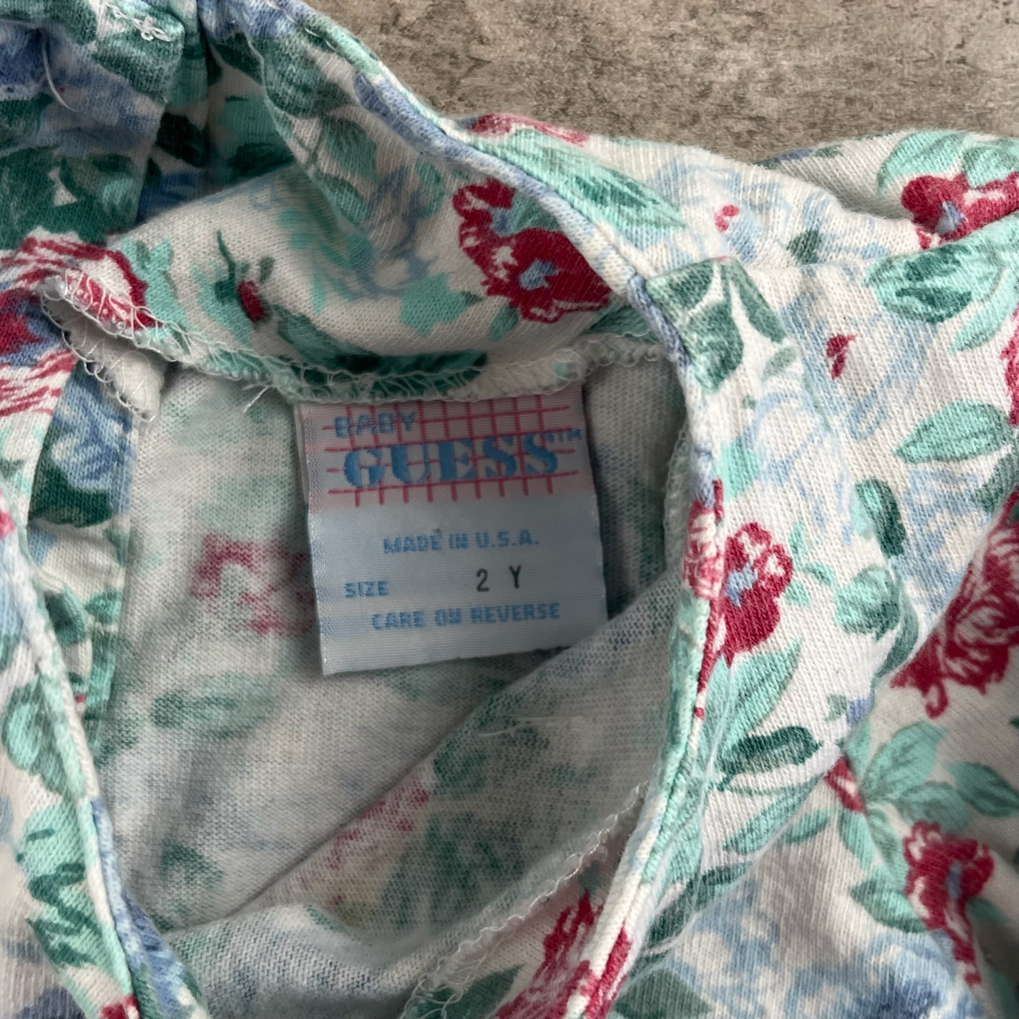 Vintage Floral Guess Dress 2T