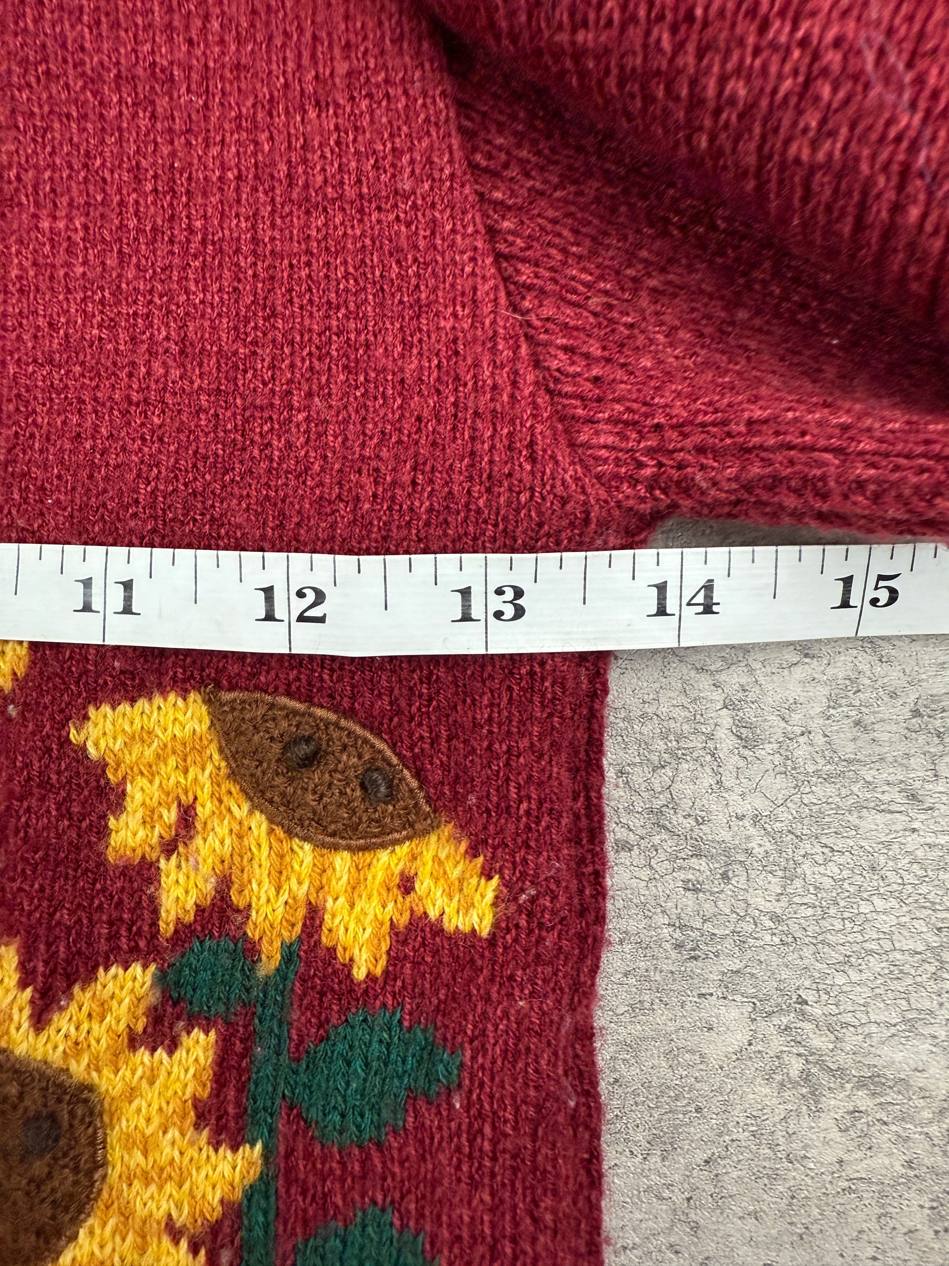 Vintage Sunflower Cardigan 3T