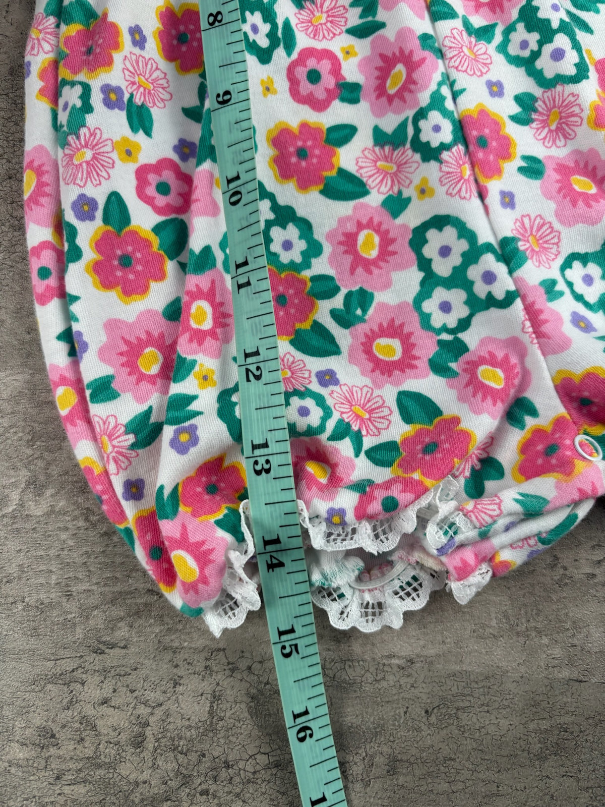 Vintage Floral Romper 0-3M
