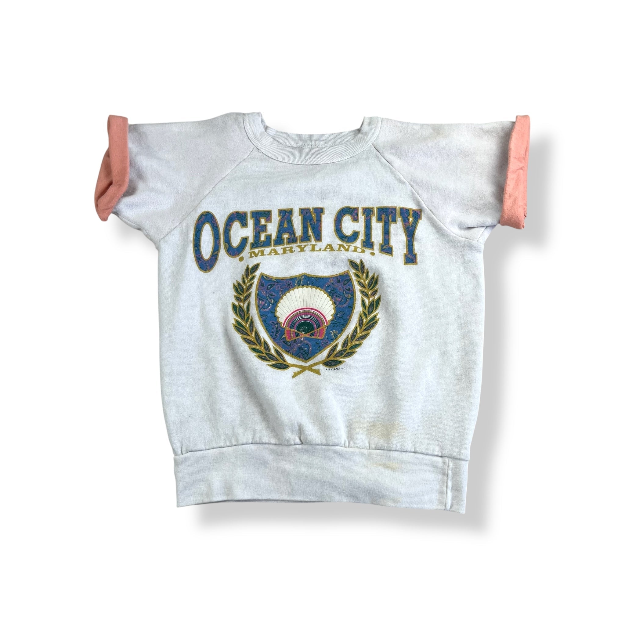 Vtg Ocean City Maryland Location Sweatshirt 7/8