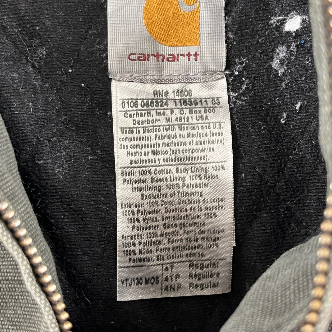 Vintage Carhartt Jacket 3/4T