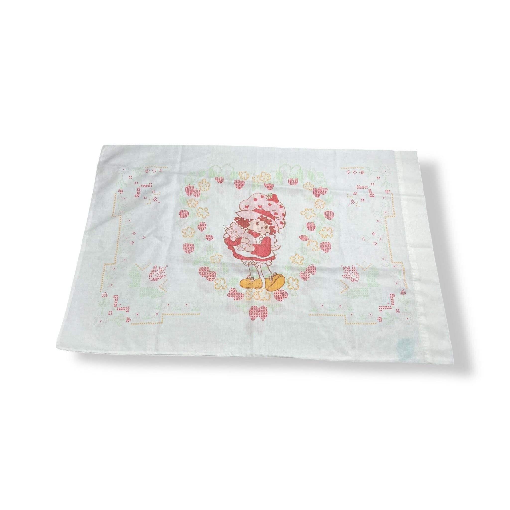Vintage Strawberry Shortcake Pillowcase