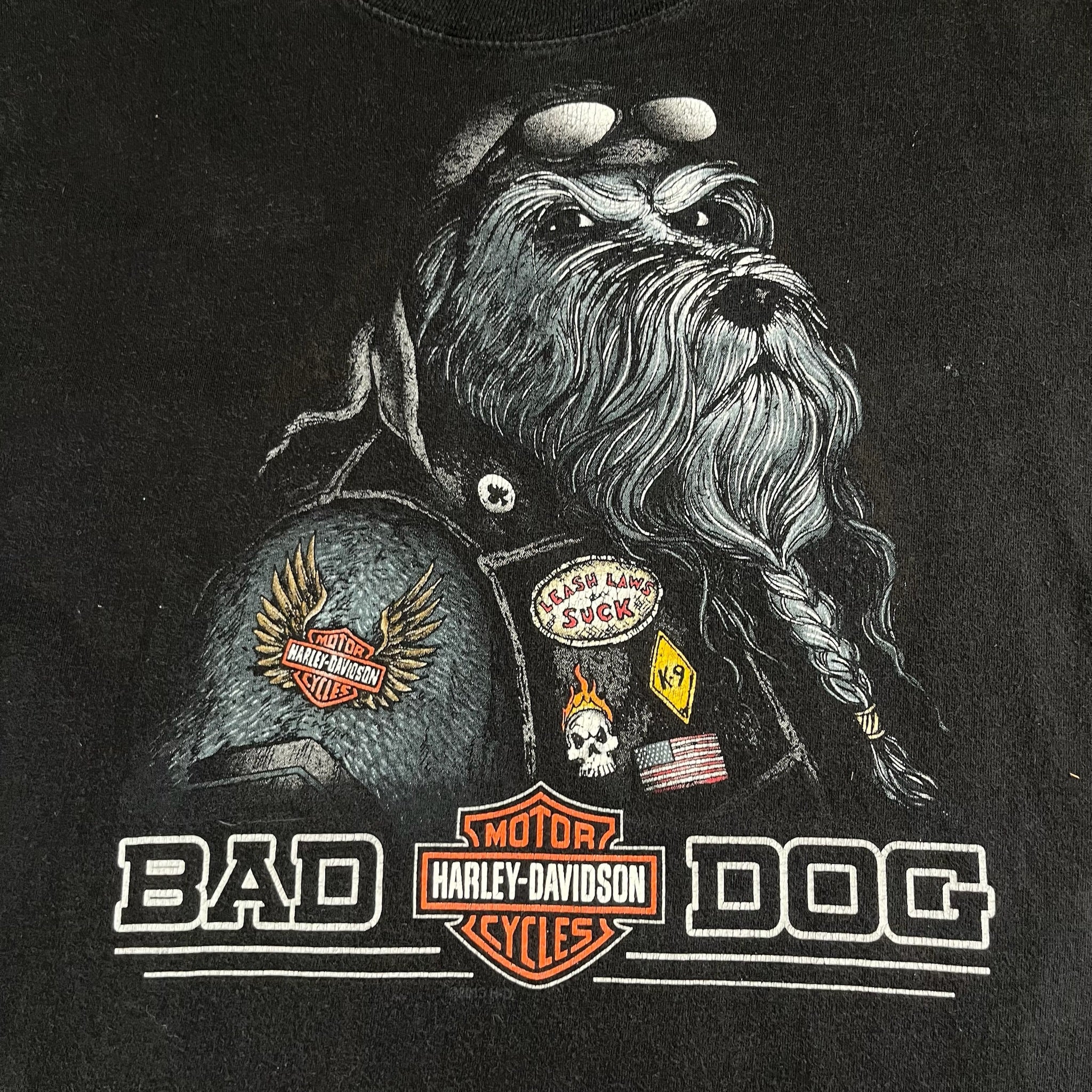 Harley Davidson Bad Dog T-Shirt Youth Large