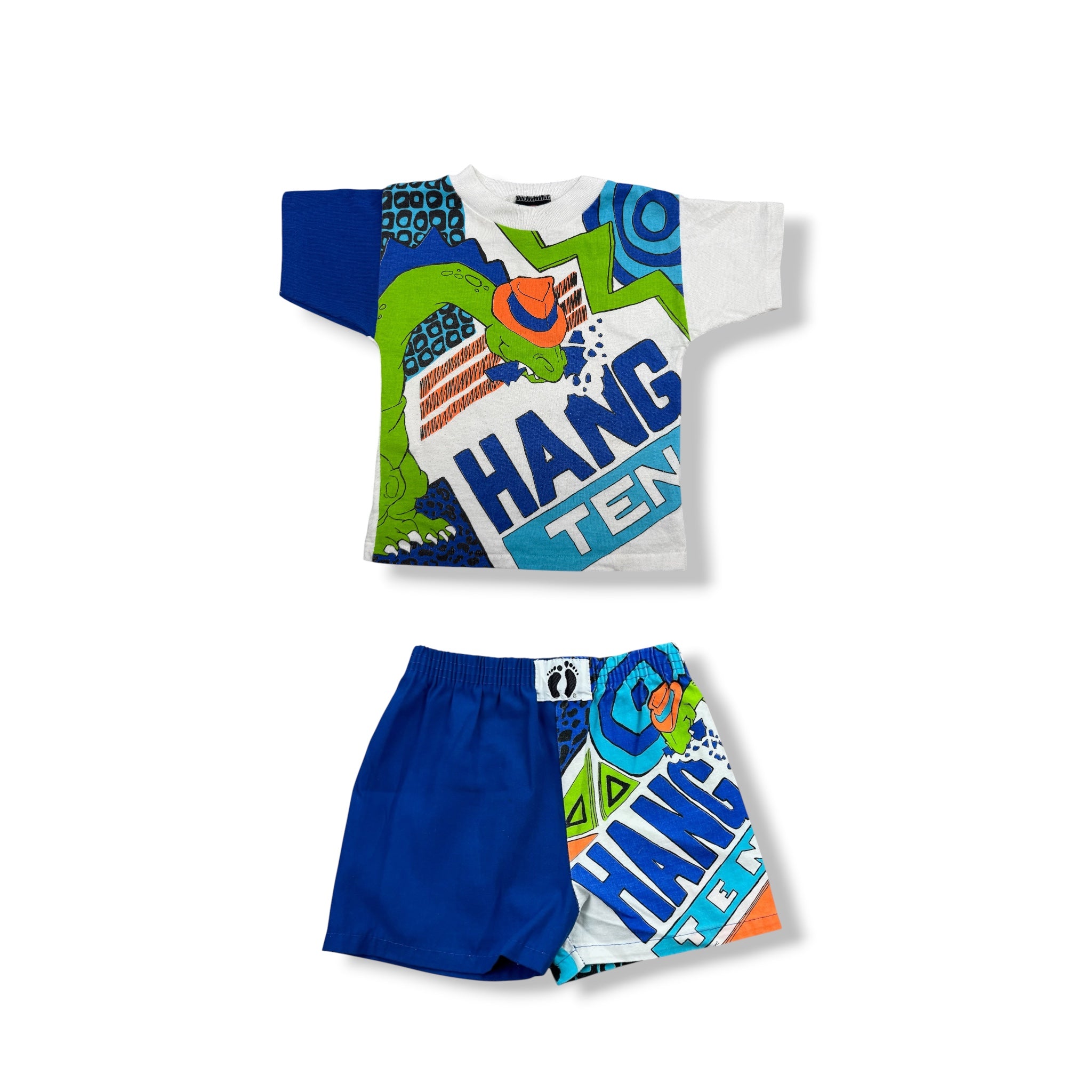 Vintage Hang Ten Dino Set  2T