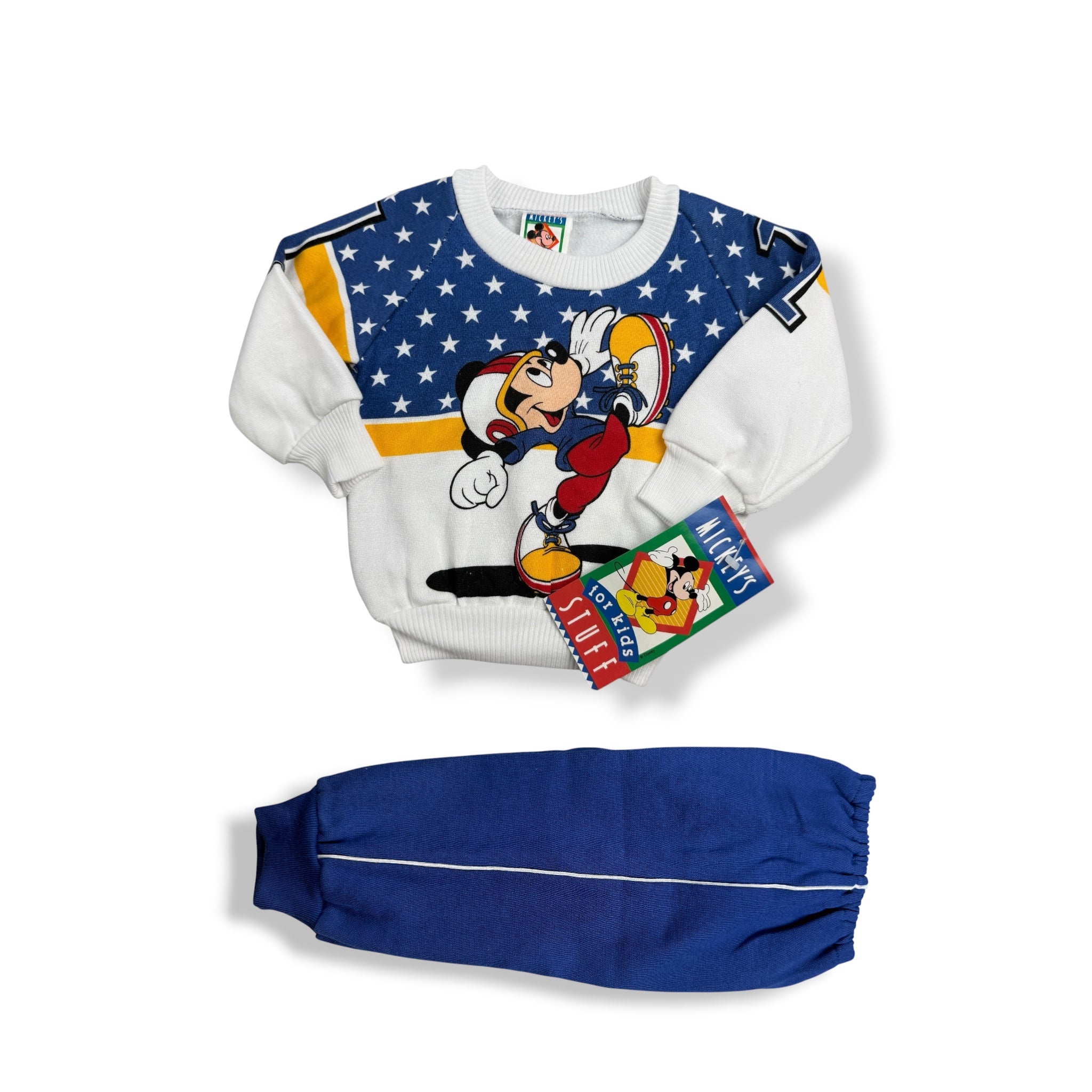 Vintage Deadstock All American Mickey Football Set 9-12 Months