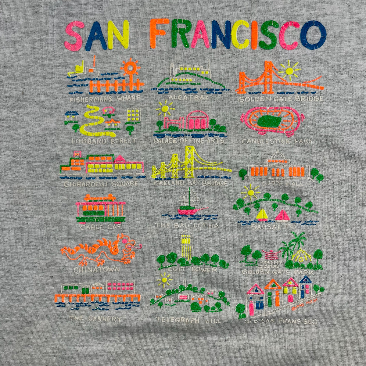 Vintage San Francisco Souvenir 4T