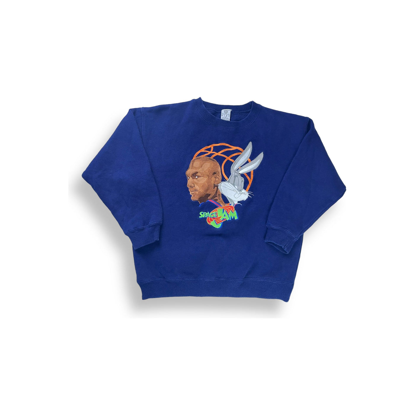 Vtg Space Jam Michael Jordan & Bugs Crewneck Youth Medium